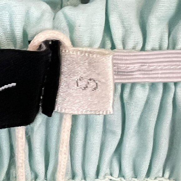 Nasty Gal Puff Sleeve Cropped Top Blouse Green Size Small NWT - Picture 10 of 12